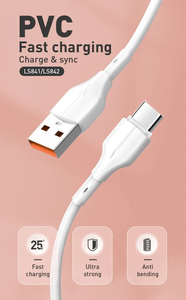 <span class=keywords><strong>Cable</strong></span> de Carga Rápida <span class=keywords><strong>Tipo</strong></span> C LDNIO LS841 OEM, <span class=keywords><strong>Cable</strong></span> de Datos <span class=keywords><strong>Micro</strong></span> <span class=keywords><strong>USB</strong></span> Plano para Teléfono, <span class=keywords><strong>Cable</strong></span> <span class=keywords><strong>Tipo</strong></span> C de Carga Rápida para Teléfono 14 Pro Max - Product Image 4
