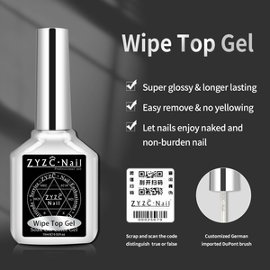 Esmalte de Uñas de Marca Privada, Capa Superior para Uso Profesional en Salones de Belleza, Base Transparente, Pegamento para Uñas, Esmalte de Gel UV Removible - Product Image 2