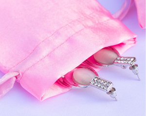Sacs en satin personnalisés pour perruques, sacs anti-poussière en satin, emballages pour lots de perruques, sacs pour lingerie sexy - Product Image 2