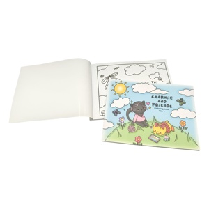 Libro <span class=keywords><strong>da</strong></span> colorare Offset unico personalizzato pagine di linea tratteggiata perforate per cucire rilegatura per bambini <span class=keywords><strong>adulti</strong></span> con copertina morbida stampa di alta qualità - Product Image 6