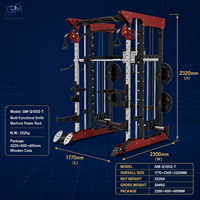 Machine Smith multifonctionnelle commerciale en métal pour entraînement de force avec fonction d'entraînement des triceps, garantie 3 ans, certifiée CE