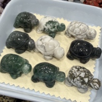 Figurine de tortue en cristal naturel en gros, statue de tortue en pierres précieuses brutes mélangées, cristal de guérison, décoration intérieure, Reiki, Chakra, Feng Shui