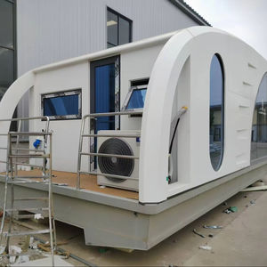 Island House Waterfront Hotel Prefab Residencia flotante Spa Oasis Boat House Sea Bungalow Beach House Homestay Houseboat Options - Product Image 3