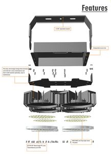 Stade de Football professionnel Court de Tennis Éclairage 100 200 300 400 <span class=keywords><strong>600</strong></span> 800 1000 Watts IP65 Led Stade Projecteur - Product Image 5