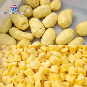 Industrial Onion Potato Carrot Cabbage Cutter Machine Kiwi Fruit Apple Mango Vegetable Dicer Cutting Machine Food Processor