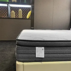 ที่นอนนวดในกล่องที่นอนนวดสปริงที่ดีที่สุดเมมโมรีโฟมยางพาราขนาดคิงไซส์แบบทันสมัยกระเป๋าของโรงแรม