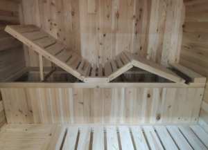 ساونا تقليدية 4-6 أشخاص غرفة ساونا تقليدية شوكران غرفة ساونا جافة تقليدية داخلية وخارجية - Product Image 6