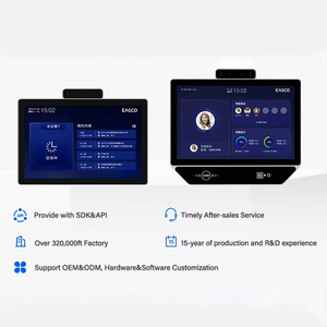 Lector de tarjetas de reconocimiento facial para exteriores de 10 pulgadas, resistente al agua, código QR, grabación biométrica inteligente, sistema en la nube API SDK gratuito - Product Image 1