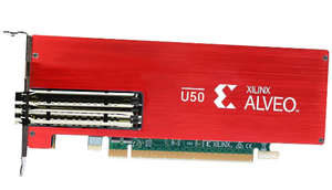 Tarjeta Aceleradora para Centro de Datos Xilinx <span class=keywords><strong>Alveo</strong></span> U50 FPGA A-U50-P00G-PQ-G 8GB HBM2 PCIe Gen4, Tarjeta de Computación de IA - Product Image 2