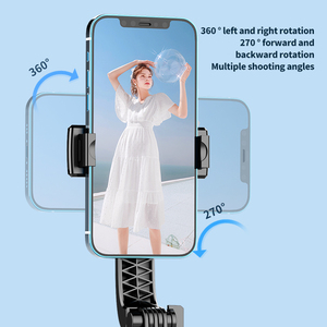 Nieuwe K25 Mini Selfie Stick Universele Statief Voor Mobiele Telefoons Draagbare Reizen Vlog Live Streaming Camera Selfie Met Led Licht - Product Image 6