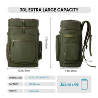 Sac à dos isotherme Everich 30L - Sac à lunch souple à double couche pour le camping, la plage, la randonnée, les courses, les voyages en plein air