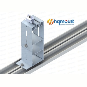 Quick Installation <strong>Wind</strong> <strong>Deflector</strong> for Solar Flat <strong>Roof</strong> Non-Penetrating PV <strong>Rack</strong> Ballasted Mounting System for Solar Mounting - Product Image 3