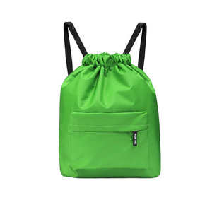 Custom Logo Print Portable Oxford Cloth Drawstring Pack Fashion Zipper Waterproof <b>for</b> Fitness Training Leisure Travel Travel - Product Image 6