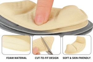 Le solette migliorate per scarpe in schiuma e le protezioni per scarpe larghe migliorano il Comfort per prevenire dolori <span class=keywords><strong>al</strong></span> <span class=keywords><strong>tallone</strong></span> e vesciche - Product Image 2