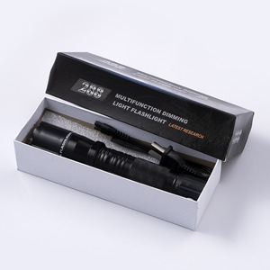 Lampe torche LED rechargeable en alliage d'aluminium avec charge USB et prise américaine pour utilisation en cas d'urgence - Product Image 4
