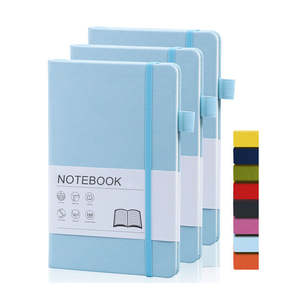 Cahier de notes à bande élastique avec logo personnalisé A5 de haute qualité avec couverture rigide et impression personnalisée - Product Image 1