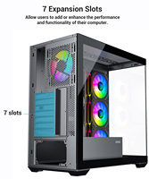Gabinete para PC Gamer OEM al por Mayor, Color Rosa SV01 ATX MATX ITX, Caja para Computadora de Escritorio con Ventilador, Gabinete para Juegos, Boitier PC, Caja