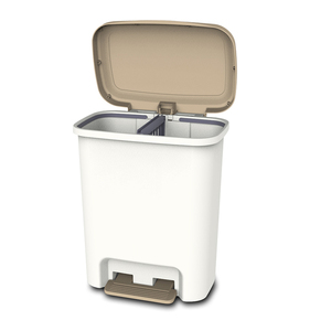 De plástico del hogar de <span class=keywords><strong>reciclaje</strong></span> de basura <span class=keywords><strong>cubo</strong></span> de basura con <span class=keywords><strong>pedal</strong></span> de basura con tapa para Cocina - Product Image 1