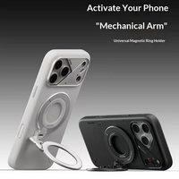 Nouvelle boucle magnétique universelle en alliage d'aluminium, rotative, portable, à fixer au dos du bureau, multifonctionnelle, compatible