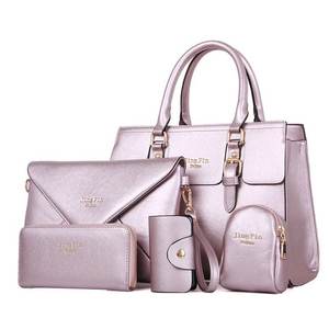 Set de 5 Piezas de Bolsos de Hombro Tote de Lujo en PU a la Moda para Mujer Carteras Elegantes de Gran Capacidad Bolsos de Mano y Cruzados para Dama - Product Image 5