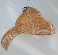 Lámparas colgantes de mimbre artesanales de alta calidad, lámpara colgante de ratán con patrón de ventilador, lámpara de tejido de bambú a precio competitivo - Product Image 2