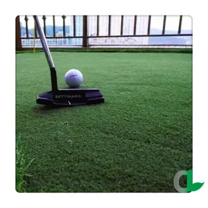 Pile Tinggi 20Mm Golf Rumput Buatan, Rumput Rumput Buatan untuk Lapangan Tenis Padel