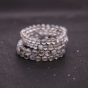Bracelet en pierre naturelle avec perles de verre colorées, bijoux de harmonie relationnelle, marque privée, suivi en temps réel - Product Image 4