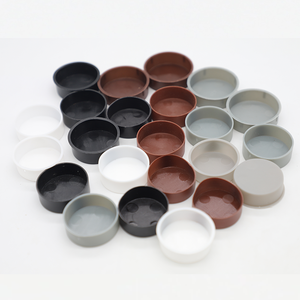 40mm Capuchons de charnière en plastique noir pour armoires de cuisine, salle à manger, salon, meubles d'hôtel. - Product Image 5