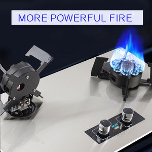 Встроенная откидная крышка с несколькими горелками газовая плита 2 горелки из нержавеющей стали энергосберегающие - Product Image 6