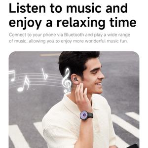 Jam Tangan Pintar T93 untuk Pria Wanita dengan Monitor Detak Jantung untuk Olahraga Luar Ruangan, Tahan Air, Fitur Panggilan, Layar Sentuh Penuh Berwarna, Kontrol Sentuh Penuh - Product Image 6