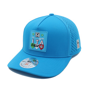 Gorra Trucker de 5 Paneles de Tela de Poliéster de Color Brillante Personalizada con Adhesivo de Goma con Logotipo, Gorras Unisex para Niños y Adultos - Product Image 4