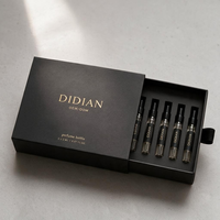 Flacon de parfum de luxe personnalisé avec logo, échantillon, 2ml 5ml 10ml 15ml, flacon en verre vide rechargeable de petite taille avec boîte