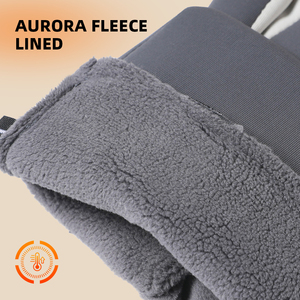 <span class=keywords><strong>Gants</strong></span> de sport imperméables pour femmes, compatibles écrans tactiles, paume antidérapante doublée polaire légère, poignet en tricot élastique, prix usine - Product Image 3
