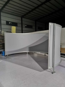 Màn hình chiếu cong mô phỏng bay 180 độ với bán kính 2 mét, tùy chỉnh màn hình máy chiếu lớn - Product Image 4