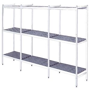 4063X370X1700mm Duraluminum Estantes de 3 niveles Equipo de refrigeración EURAST Modelo 40633300 - Product Image 1