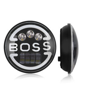 Faro LED de 7 Pulgadas, Forma Redonda, 75W, H4, DRL, 12V, 6000K, 6000 Lúmenes, Ajuste Universal, Luz Alta/Baja para Jeeps - Product Image 3