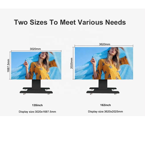 Pantalla LED Plegable Todo en Uno de 135/162 Pulgadas, Pantalla Móvil para Videoconferencias, para Salas de Reuniones, <span class=keywords><strong>Tiendas</strong></span> Minoristas y Centros Comerciales - Product Image 4