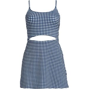 Traje de baño de una pieza elástico con cuello cuadrado y recortes FOXA para mujer - Product Image 3