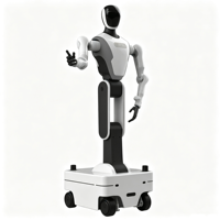 Robot humanoïde personnalisable YY-A2CR-Y1 120 kg, marque CAI, construction en alliage métallique, 700 W AC220V, usage industriel, multi-usages