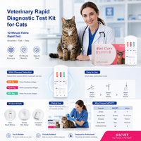 Diagnostische Testkarte für Infektionskrankheiten bei Katzen für Tierkliniken