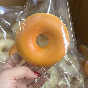 Sweetness Party Decor Photo Shoot 8.5cm Donut Models Adorable Crafted Plastic Vanilla Chocolate Glaze Colorful Sprinkles <b>Beads</b> - Product Image 2
