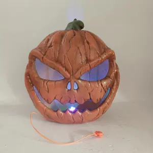 Férias atacado halloween festa decoração abóbora plástico grande com luz