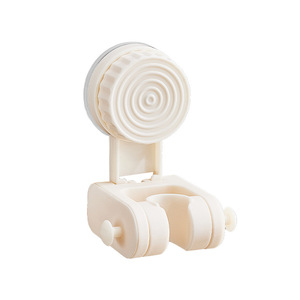 Support de pommeau de douche à ventouse, réglable, mural, en forme de L, design minimaliste pour salle de bain - Product Image 1