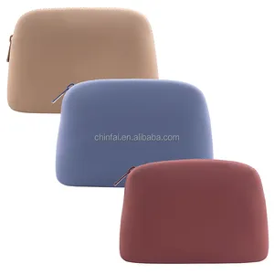 Chinfai New Arrival Soft Silicone Makeup Cosmetic Pouch For Promotion Gift