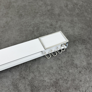 Bán buôn Heavy Duty Wall Mount rèm cửa sổ theo dõi khách sạn nhôm <span class=keywords><strong>Curtain</strong></span> <span class=keywords><strong>Rail</strong></span> theo dõi - Product Image 4