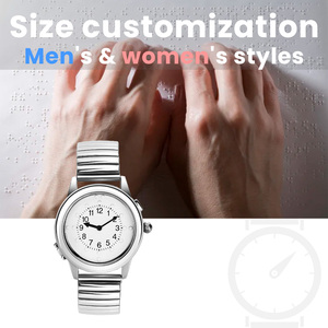 Reloj táctil Braille para personas ciegas o personas mayores, reloj táctil para obtener la hora actual, perfecto para personas con baja visión - Product Image 5