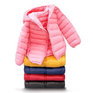 Giacca Imbottita Leggera Autunnale per Bambini, <span class=keywords><strong>Cappotto</strong></span> <span class=keywords><strong>Invernale</strong></span> Casual con Cappuccio per Ragazzi e Ragazze - Product Image 5