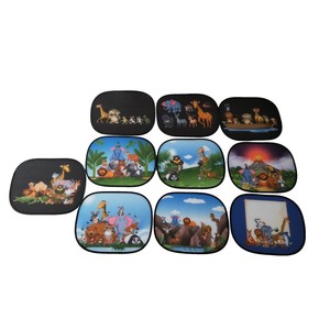 Pare-soleil de fenêtre de voiture personnalisé en gros Beckon avec impression de dessins animés, pare-soleil latéral en maille pour bébé et animal de compagnie - Product Image 2