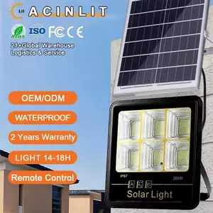 Pubblico commerciale a induzione impermeabile 100W 150W 200W Flood lampada a luce solare all'aperto