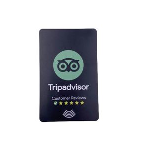 บัตรธุรกิจพลาสติก NFC ชิปแบบกำหนดเองสำหรับโซเชียลมีเดีย รีวิวเราบน Google รีวิว NFC - Product Image 4